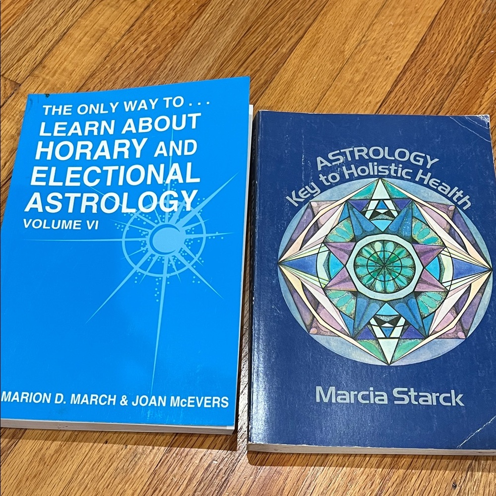 Astrology Book Set in Blue Covers